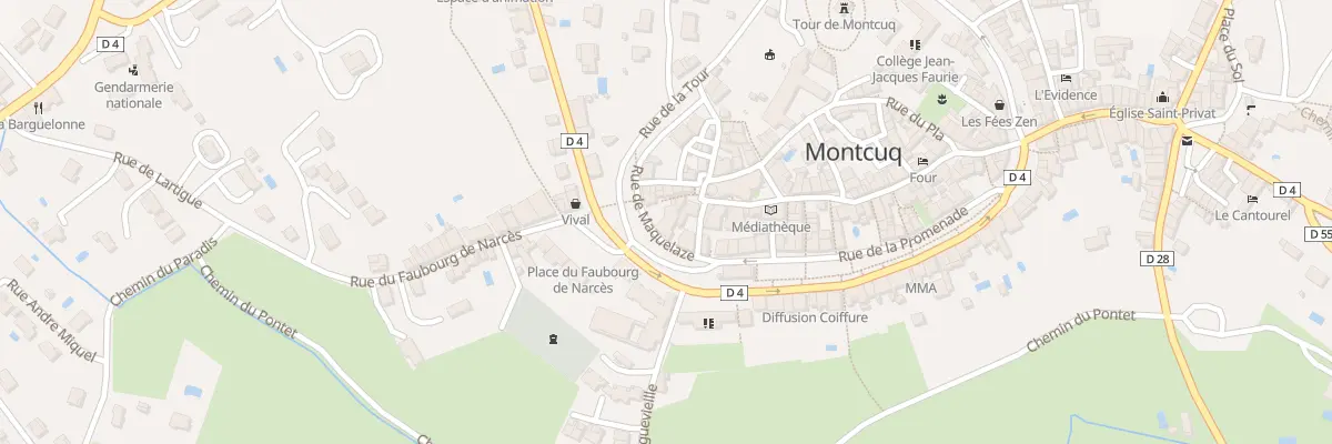 Plan du 8 Rue de l’Eglise à Montcuq-en-Quercy-Blanc