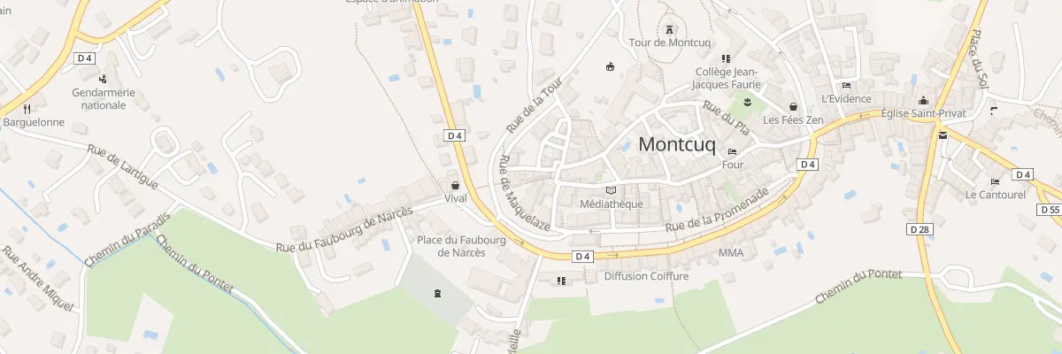 Plan du 3 Rue du Rapaillou à Montcuq-en-Quercy-Blanc