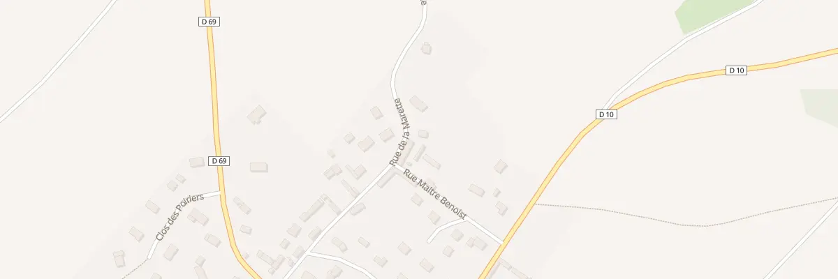 Plan du 12 Rue de la Marette à Irreville
