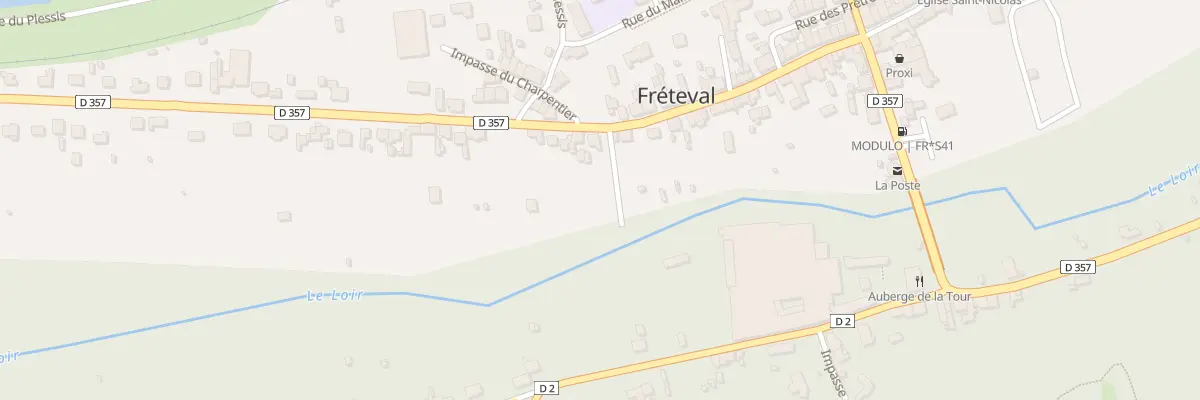 Plan du 1 Rue Auguste Moreau à Fréteval