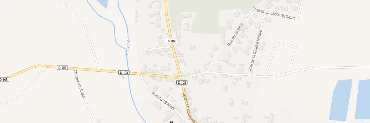 Plan du 2 Rue du Moulin à Tan à Chuisnes