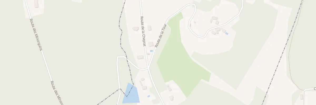 Plan du 2 Rte de la Cheyrat à Peyrignac