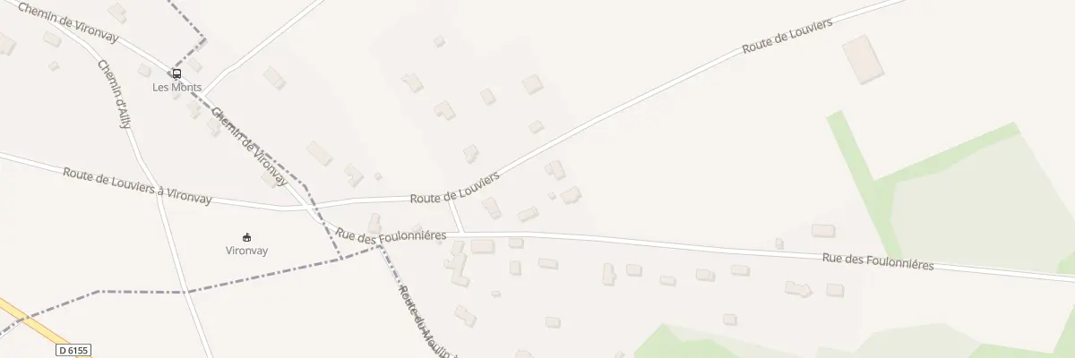 Plan du 876 Rte de Louviers à Vironvay