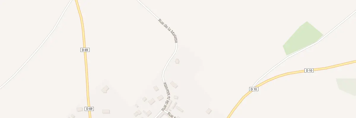 Plan du 16 Rue de la Marette à Irreville