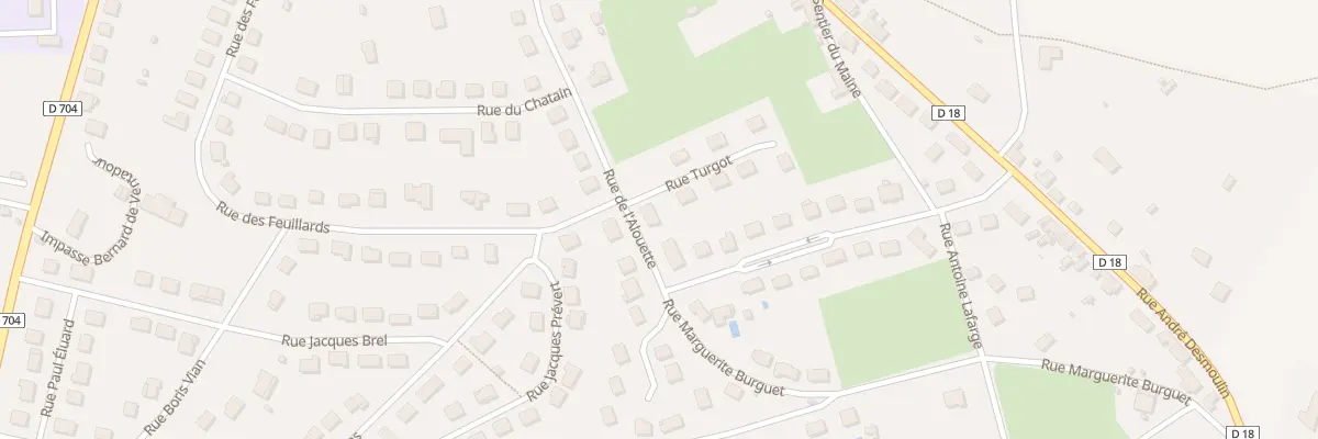 Plan du 15 Rue de l’Alouette à Saint-Yrieix-la-Perche