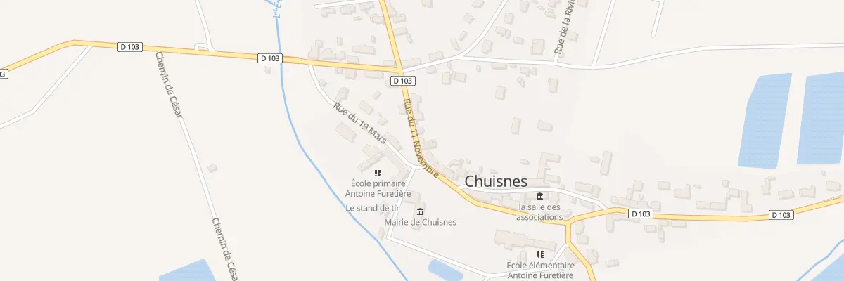 Plan du 12 Rue du 11 Novembre à Chuisnes