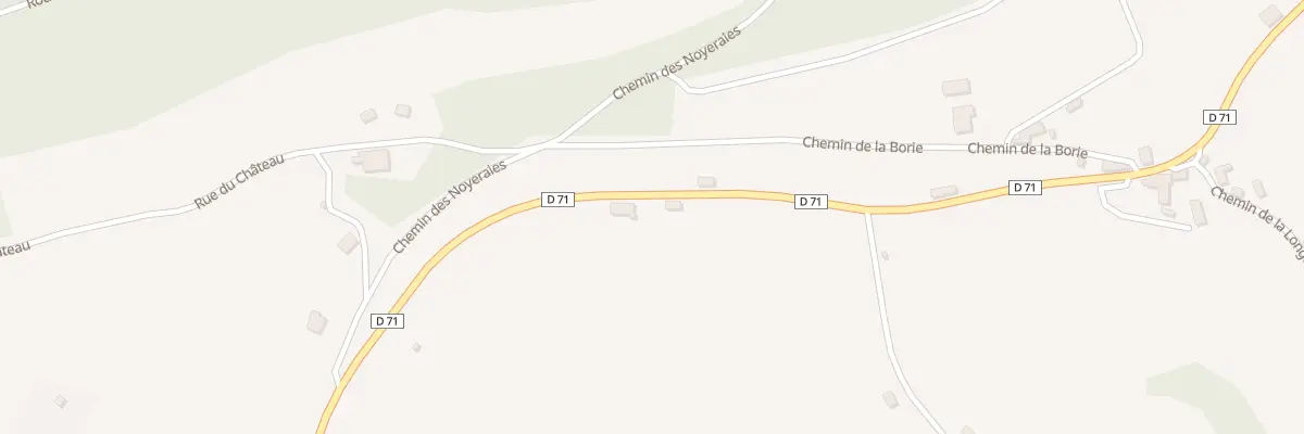 Plan du 596 Rte d’Ayen à Badefols-d’Ans