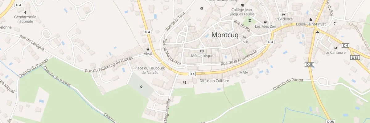 Plan du 2 Che de la Costo à Montcuq-en-Quercy-Blanc