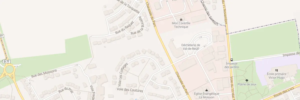 Plan du 10 Voie Les Cottages à Val-de-Reuil