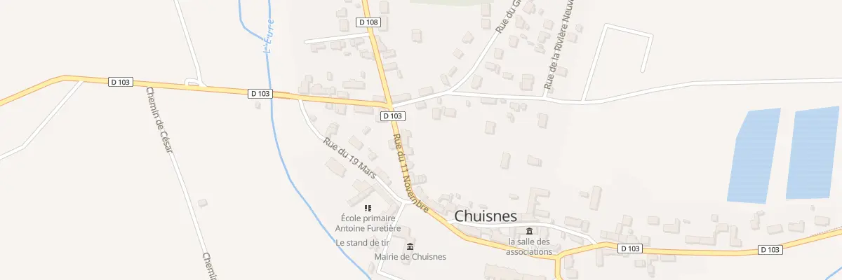 Plan du 18 Rue du 11 Novembre à Chuisnes