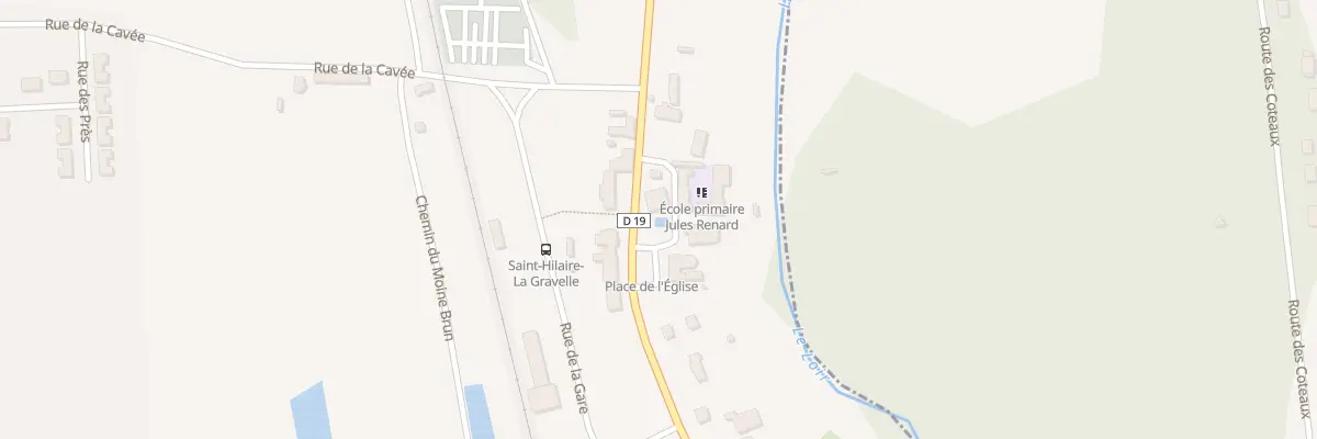 Plan du 7 Rue Leon Cibié à Saint-Hilaire-la-Gravelle