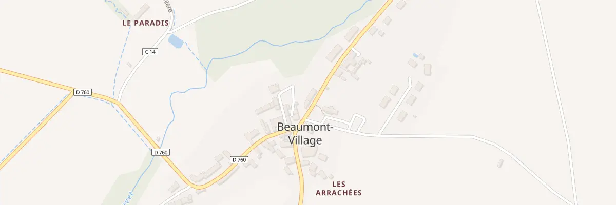 Plan du 5 Rue de la Mairie à Beaumont-Village