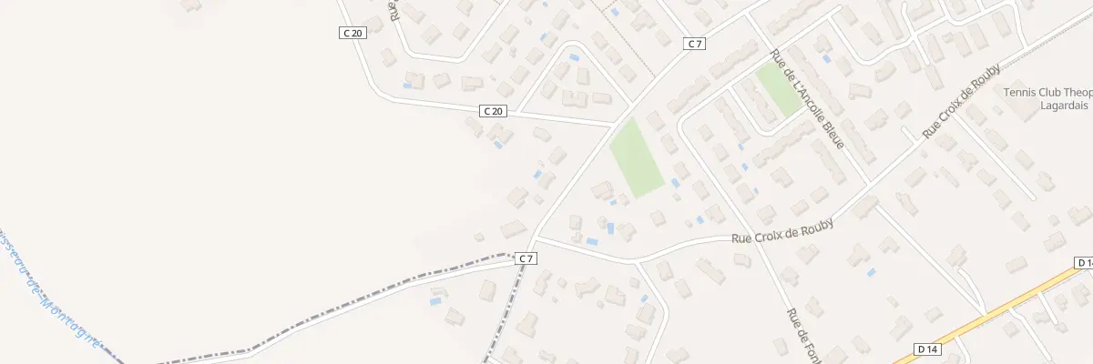 Plan du 675 Rue Croix de Peyret à La Ville-Dieu-du-Temple