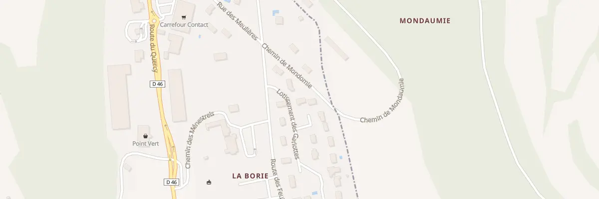 Plan du 73 Lot des Gariottes à Cénac-et-Saint-Julien