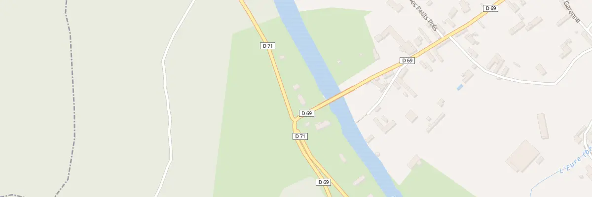 Plan du 45 Rue des Cressonnières à Cailly-sur-Eure