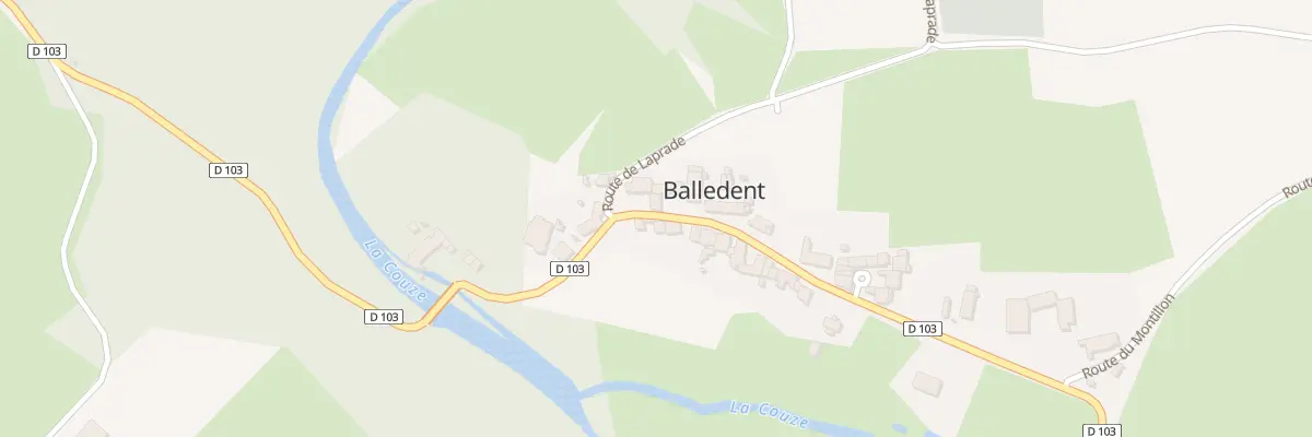 Plan du 1 Rue Grand’Rue à Balledent