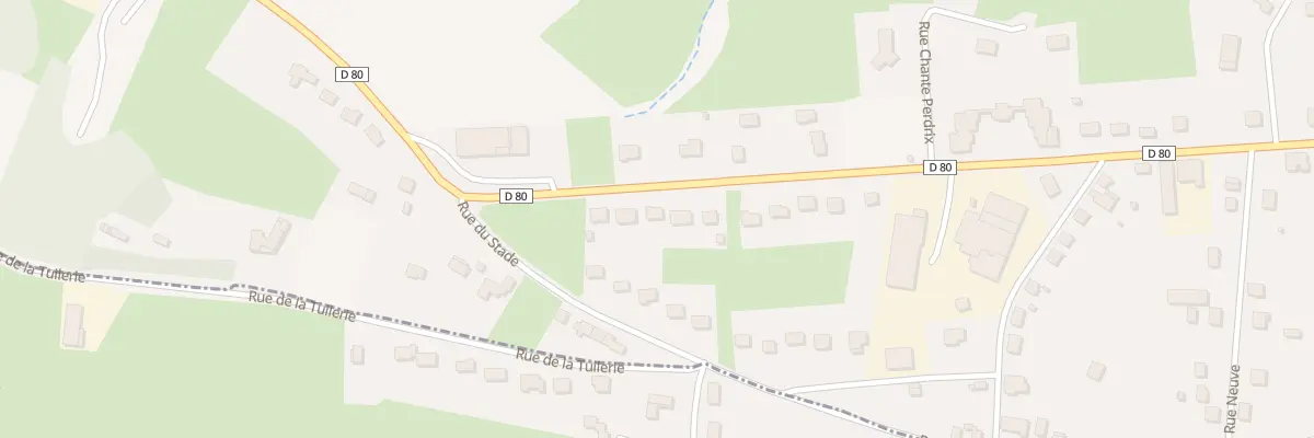 Plan du 180O Rue de la Croix Blanche à Payzac