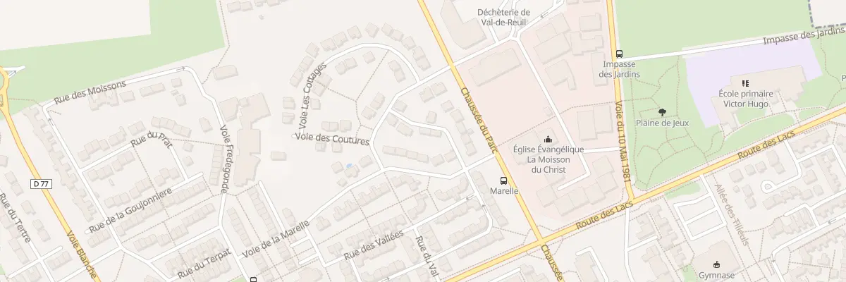 Plan du 4 Rue du Clair Pre à Val-de-Reuil