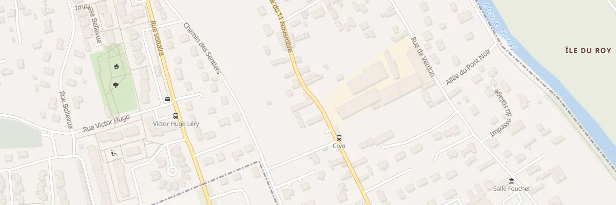 Plan du 33 Rue du Onze Novembre à Léry