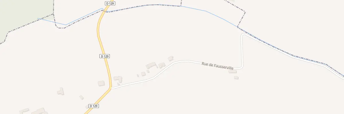 Plan du 24 Rue de Fausserville aux Châtelliers-Notre-Dame
