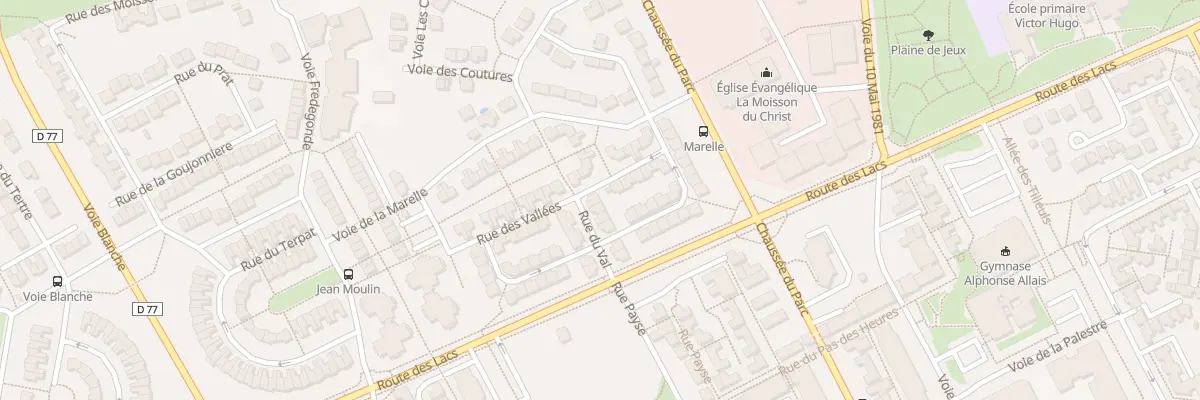 Plan du 18 Rue des Vallées à Val-de-Reuil