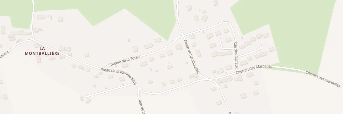 Plan du 1 Che de la Fosse à Fréteval