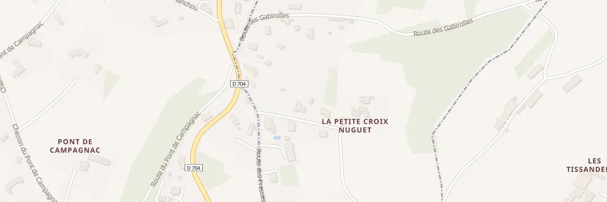 Plan du 81 Rte de la Petite Croix Nuguet à Proissans