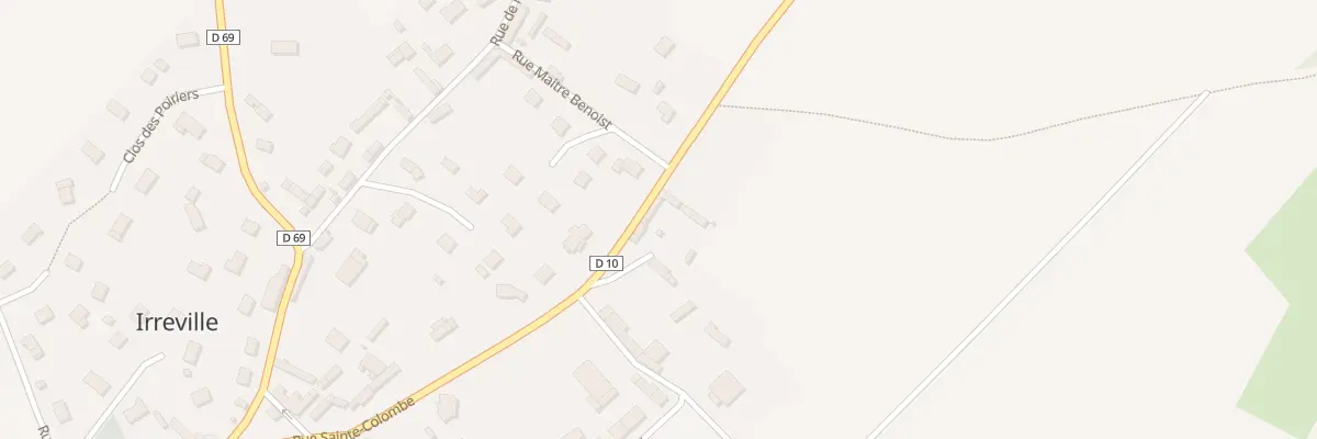 Plan du 2 Imp du Point du Jour à Irreville