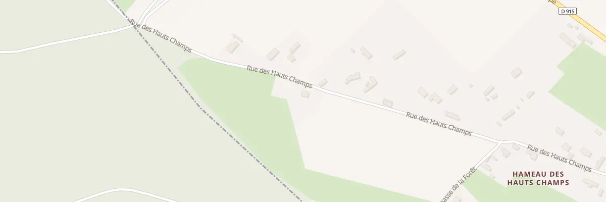 Plan du 819 Rue des Hauts Champs aux Grandes-Ventes