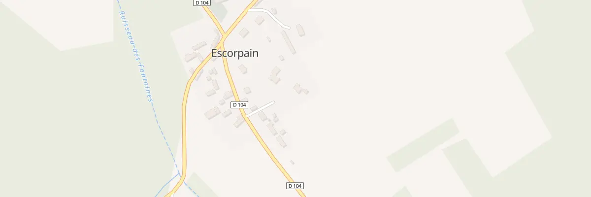 Plan du 7 Rte de Châtaincourt à Escorpain