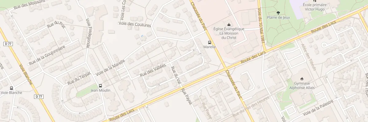 Plan du 20 Rue des Vallées à Val-de-Reuil