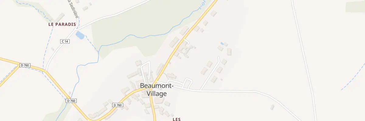 Plan du 4 Rue de la Mairie à Beaumont-Village