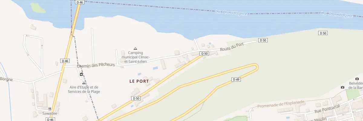 Plan du 146 Le Port à Domme