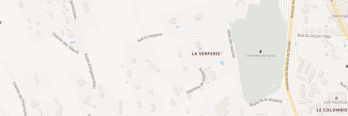 Plan du 50 Imp de la Verperie à Sarlat-la-Canéda