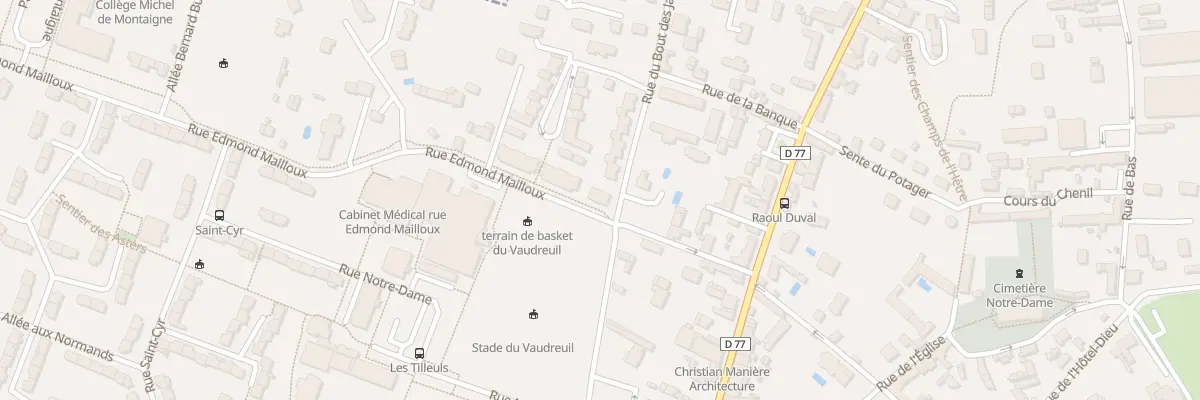 Plan du 8 Rue Edmond Mailloux au Vaudreuil