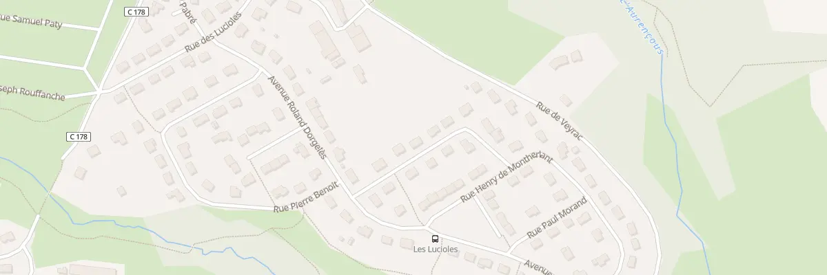 Plan du 14 Rue Georges Duhamel à Limoges