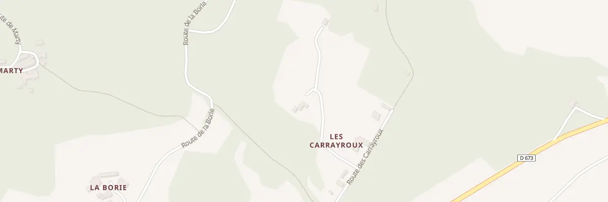Plan du 5034 Le Carrayrou à Montcléra