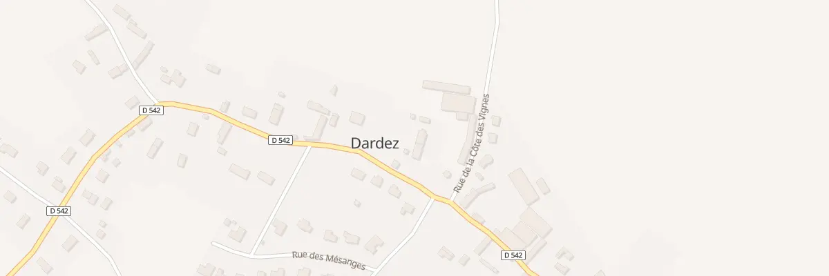 Plan du 1 Rue de la Cote des Vignes à Dardez