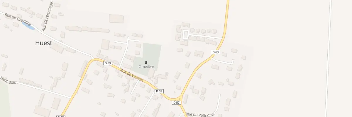Plan du 3 Rue de la Vallée à Huest