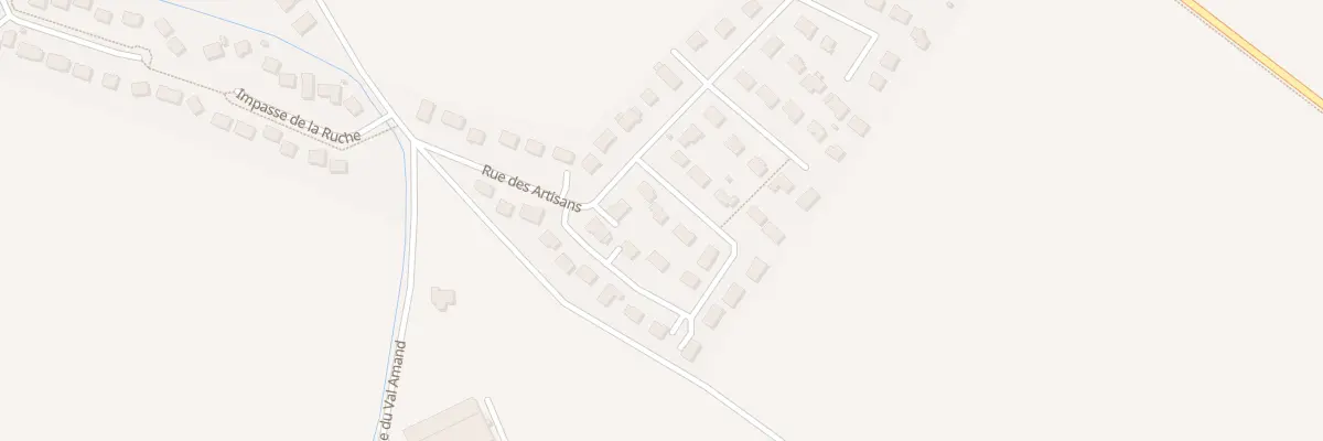 Plan du 197 All des Forgerons à Boos