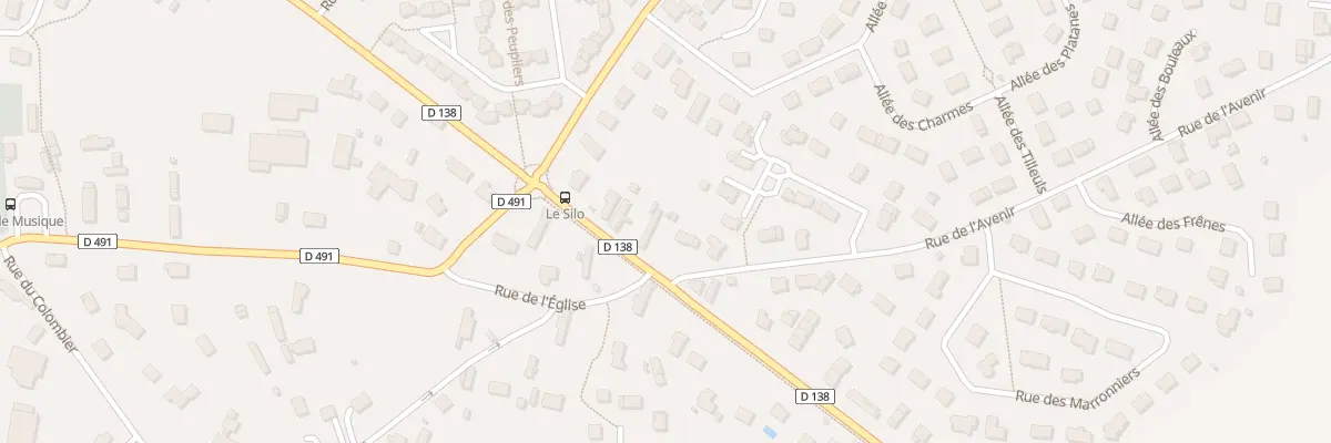 Plan du 595 Rue des Andelys à Boos