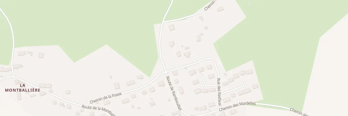 Plan du 12 Rte de Rambouillet à Fréteval