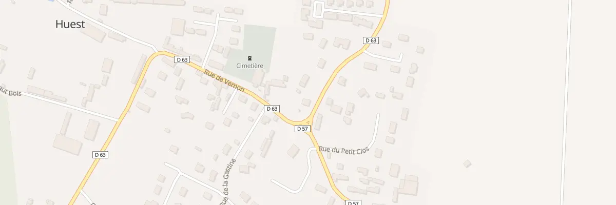 Plan du 1B Rue de la Vallée à Huest