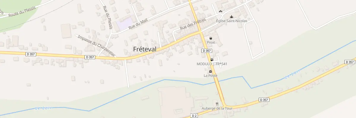 Plan du 15 Rue Louis et M-Louise Tessier à Fréteval