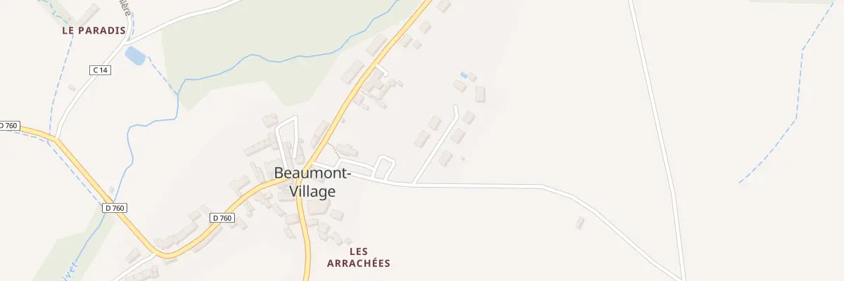 Plan du 3 Rue du Bourg Neuf à Beaumont-Village