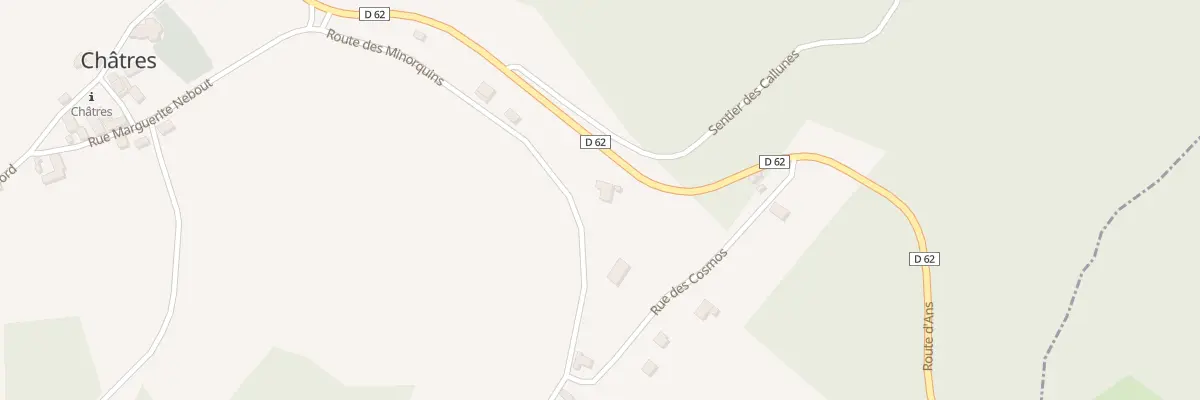 Plan du 73 Les Grands Bois à Châtres
