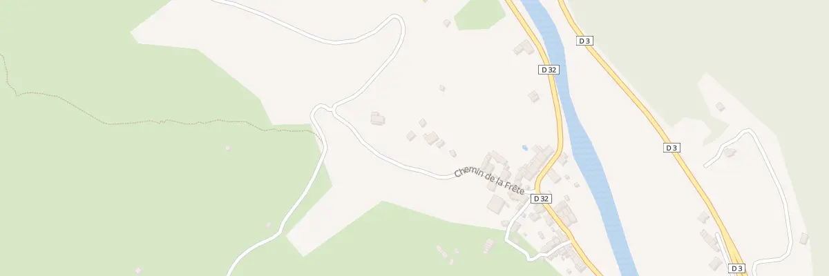 Plan du 8 Che de la Frête à Soueix-Rogalle
