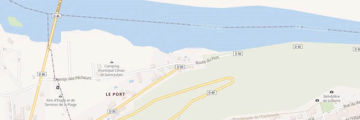 Plan du 141 Le Port à Domme