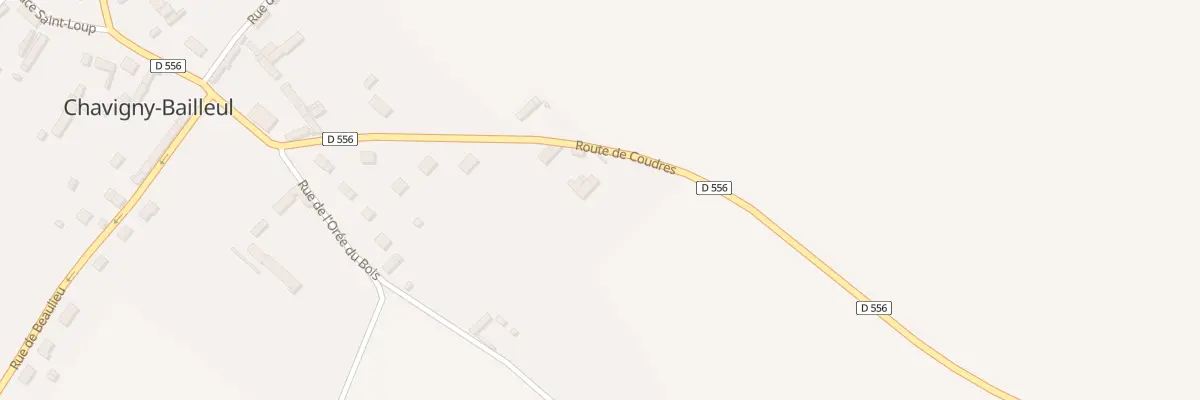 Plan du 8 Rte de Coudres à Chavigny-Bailleul