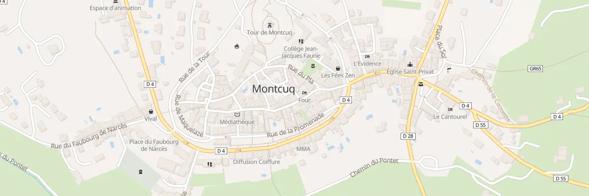 Plan du 3 Rue de l’Aste à Montcuq-en-Quercy-Blanc